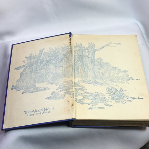 Louisa May Alcott Under The Lilacs Vintage Book Illustrated By Eunice Stephenson - Picture 6 of 12